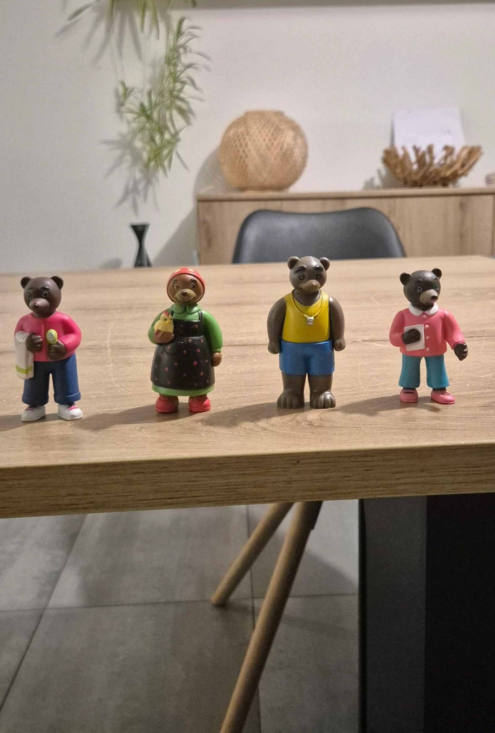 Lot figurines Petit Ours Brun 
